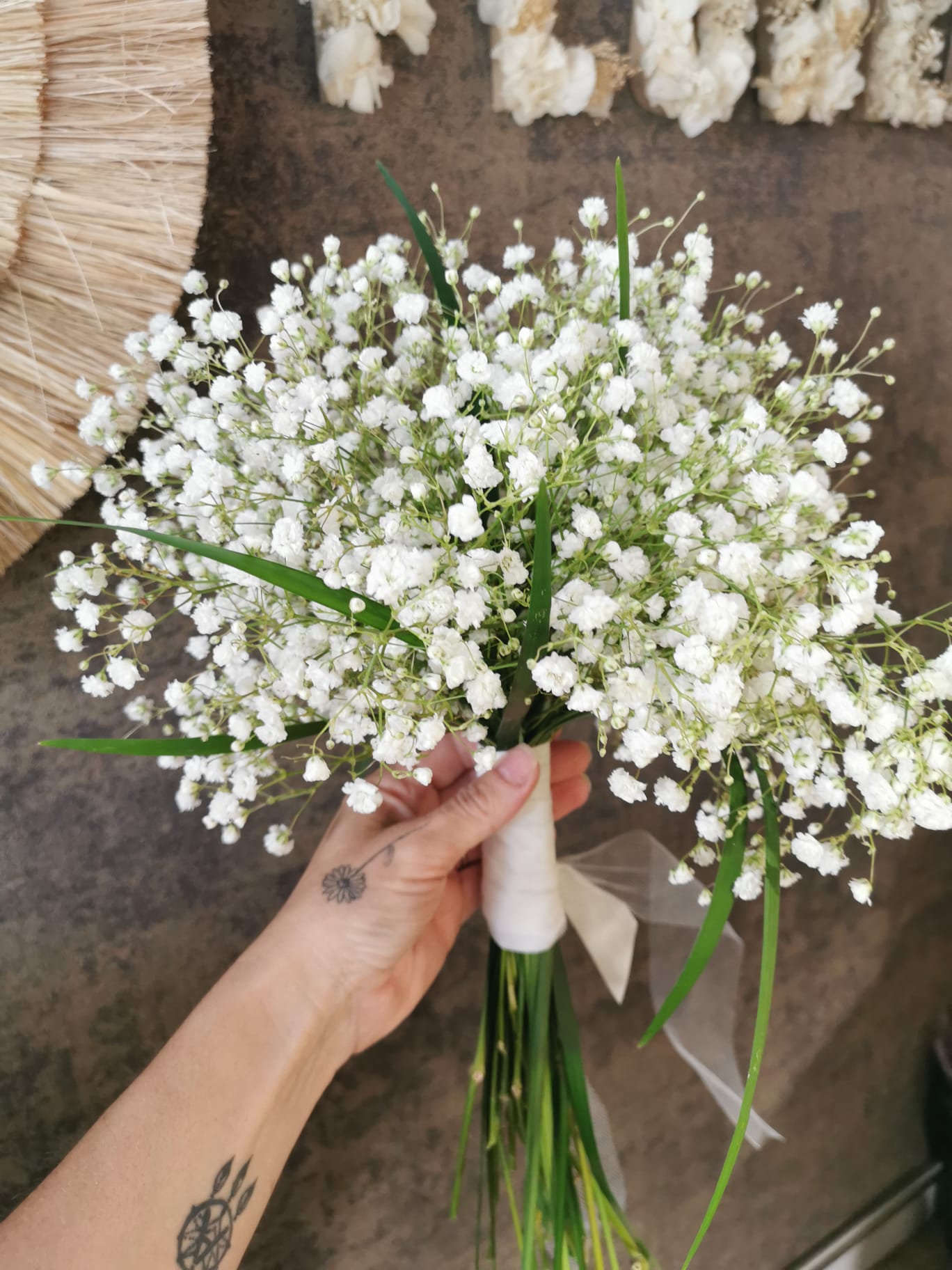 Ramo de novia Paniculata blanca - Jessica Design Flowers